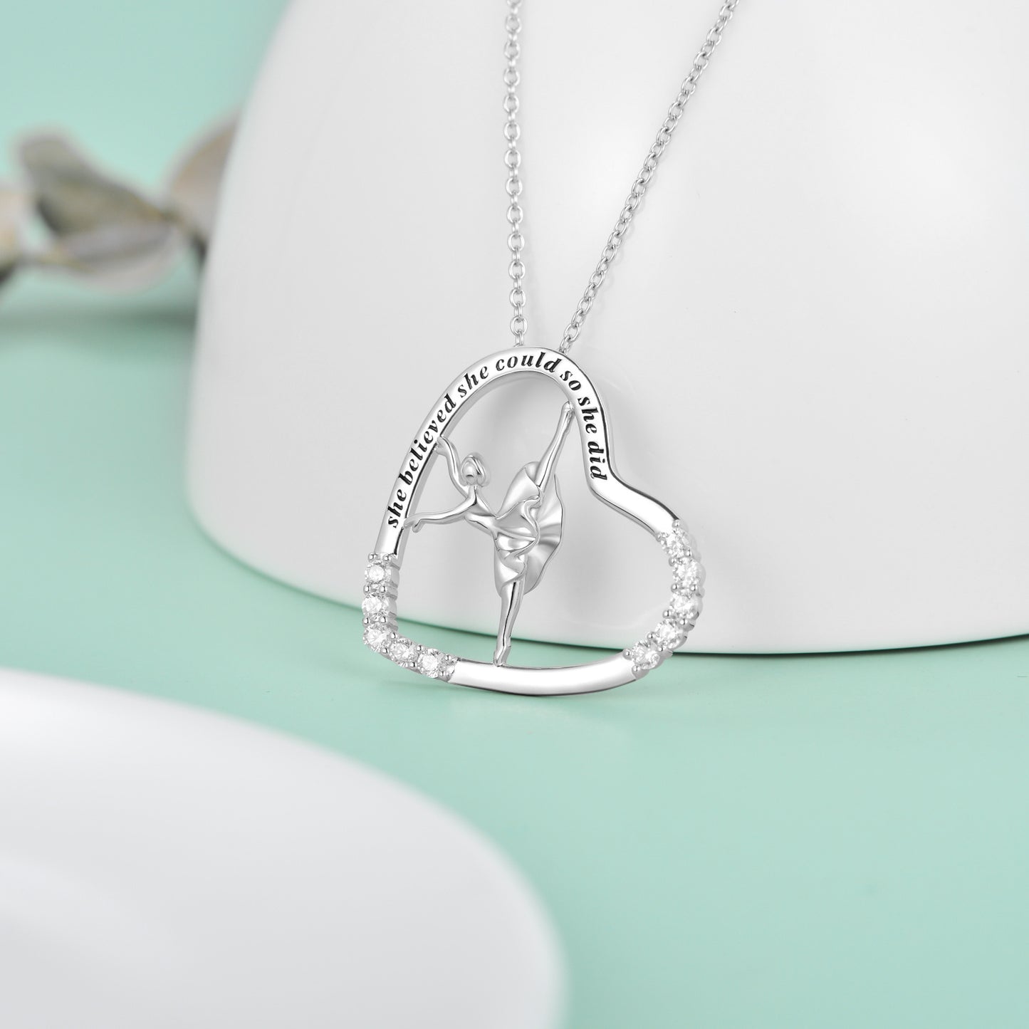 Mother and Daughter Necklace - 925 Silver