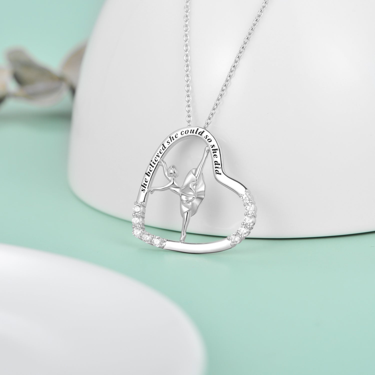 Mother and Daughter Necklace - 925 Silver