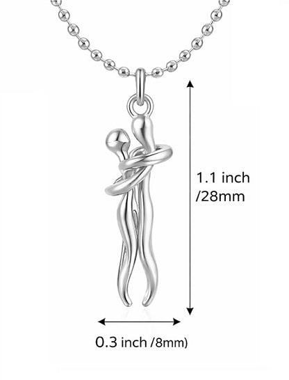 Silver - Hug Me Tight Necklace