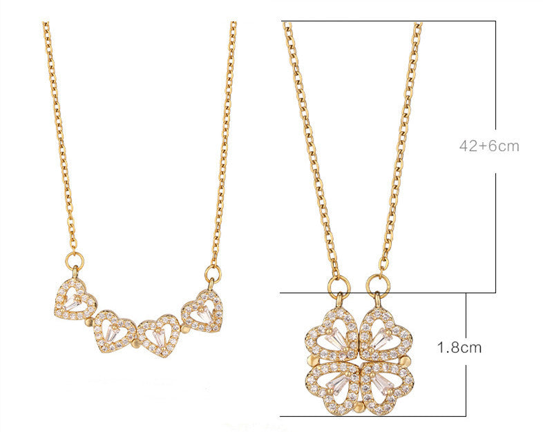 Shop the Stylish Titanium Four-leaf Clover Necklace Today