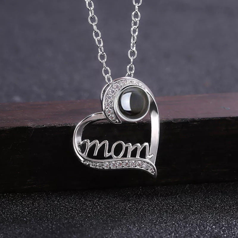 Photo Projection Necklace for Mum