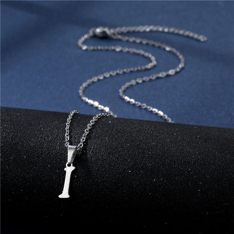 Mens Necklace with Initial