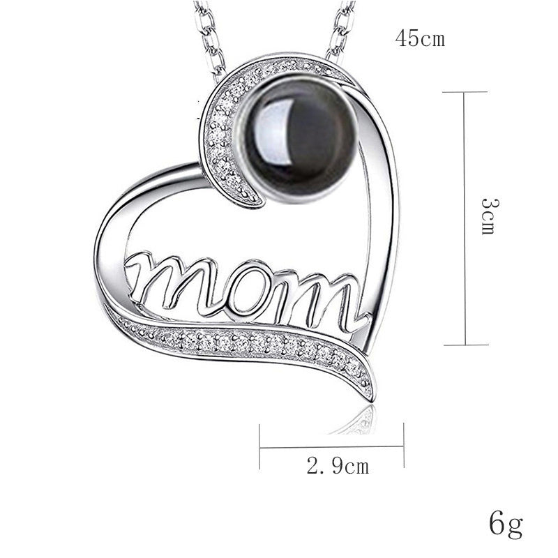 Photo Projection Necklace for Mum