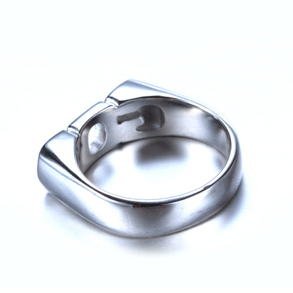 Get the Iconic Stainless Steel GOD Ring