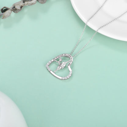 Mother and Daughter Necklace - 925 Silver