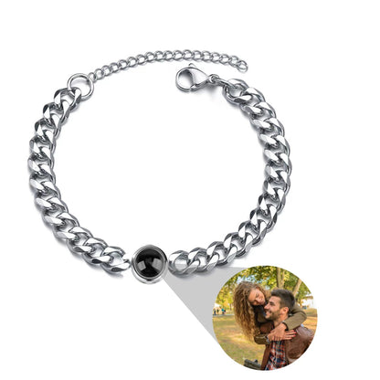 Custom Bracelet with Picture Inside