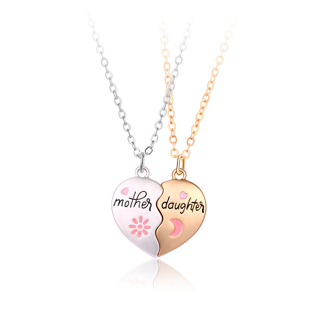VASSAGO Couples Hug Necklace - Stainless Steel Embrace Pendant For Him & Her, Valentine's Gift - View #8