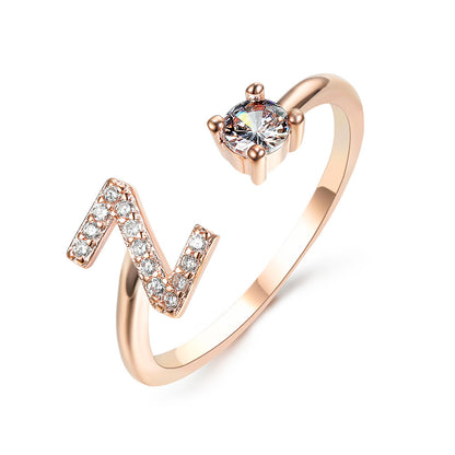 New Arrival: Adjustable Initial Letter Rings – Find Yours Today