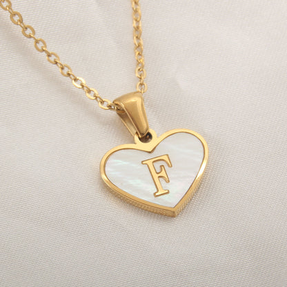 Letter Necklace for Mom - Mothers Xmas Gifts