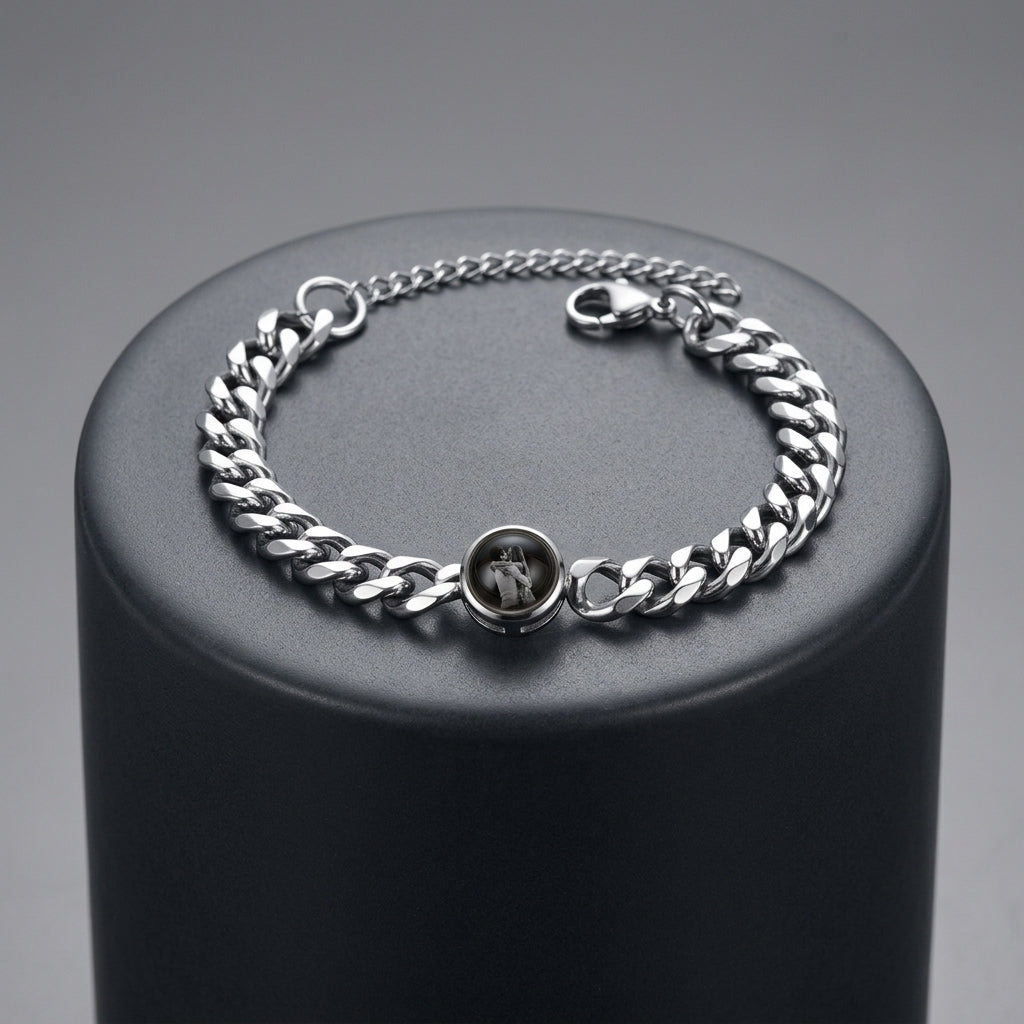 Custom Bracelet with Picture Inside