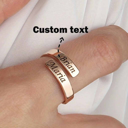 Sterling Silver Name Rings