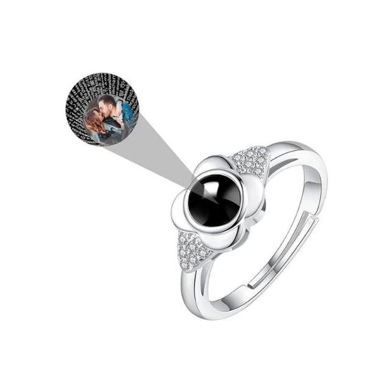 PhotoProz™ Customised Photo Projection Flower Ring - Chicandbling