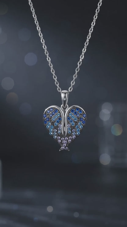 Guardian Angel Necklace with Wings