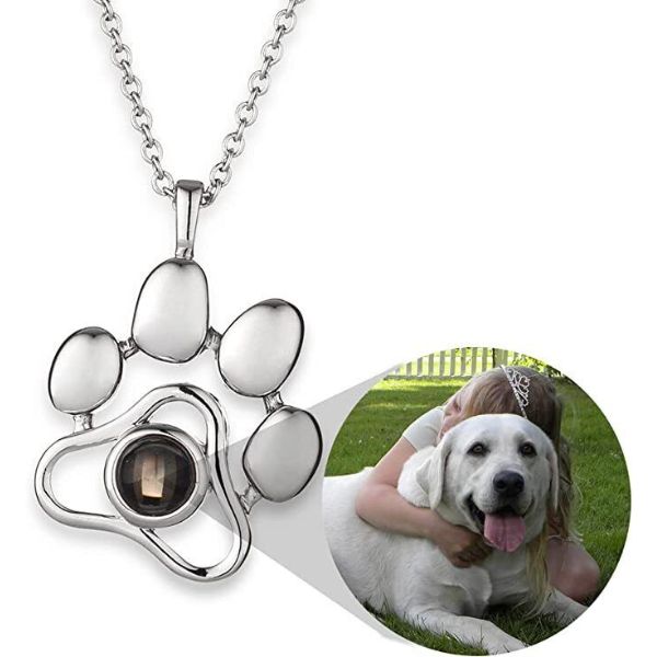 CraftTique™ Customized Paw Footprint Photo Necklace - Chicandbling
