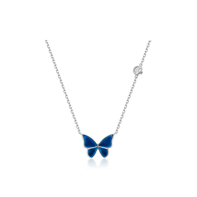 Heat Sensitive Colourful Butterfly Necklace - Chicandbling